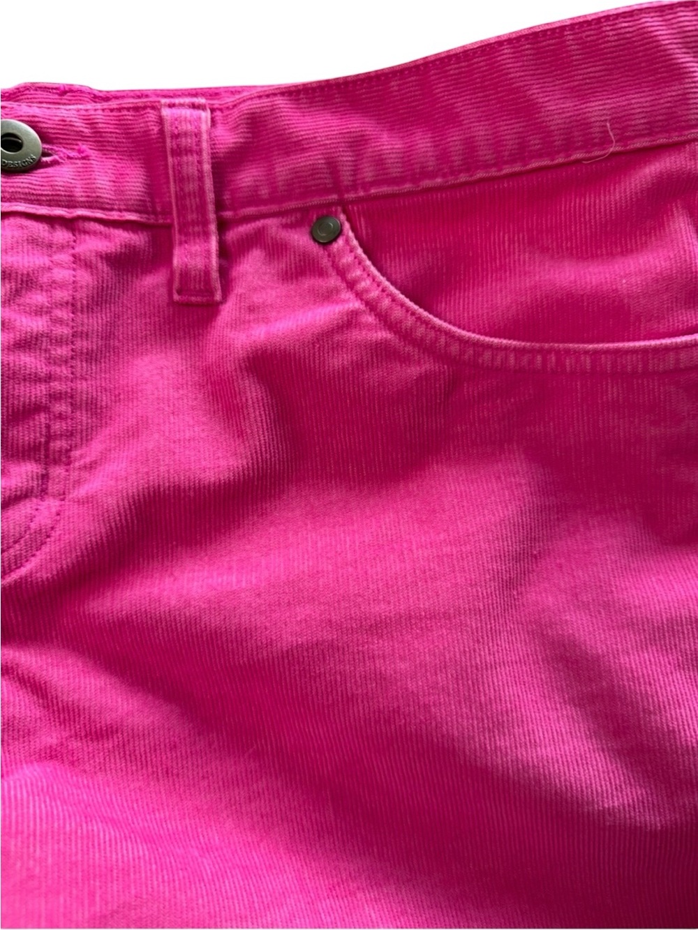Carve Oahu Dark Pink Frayed Hem Cotton Shorts Size 8 - Picture 9 of 10